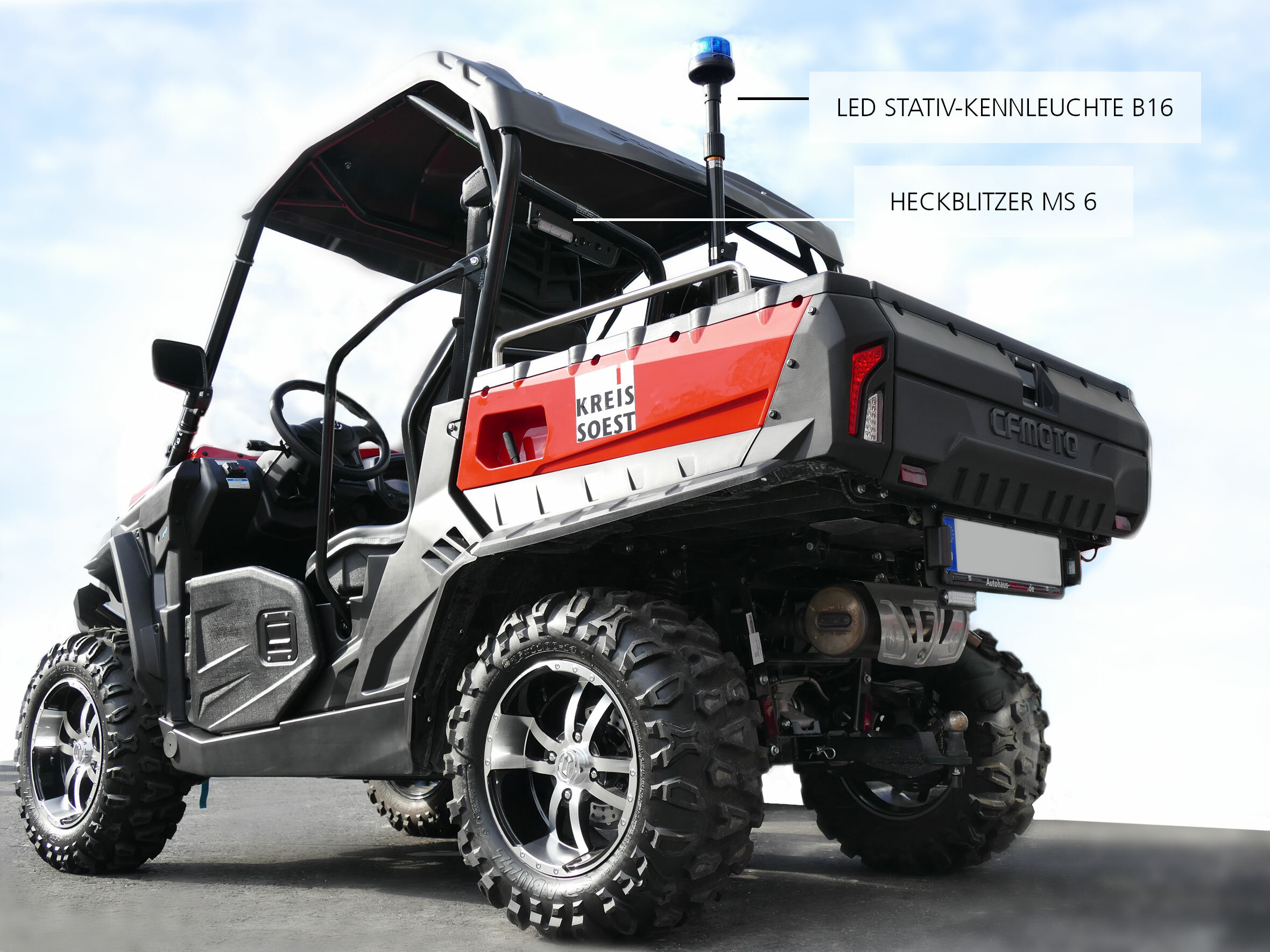 Quads Kreis Soest hintere Ansicht