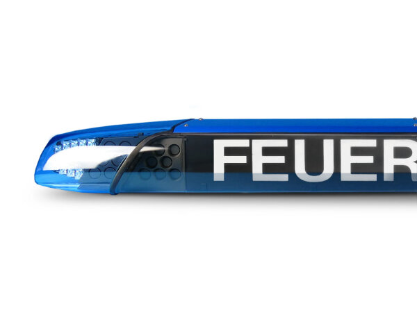 Farbe: schwarz, 1.600-2.000 mm, weiß bedruckt Text: "FEUERWEHR"