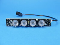ECE-Blinker (Paar), gelbe LEDs für Hauben mit Fenster