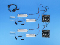 Lichtmodul Zusatzblitzer-Set, blau, 4-fach, hinten